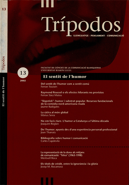 					View No. 13 (2002): El sentit de l'humor
				